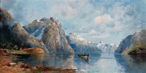 Am Hardangerfjord by Adolf Kaufmann