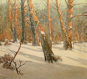 Zimni Les by Adolf Kaufmann
