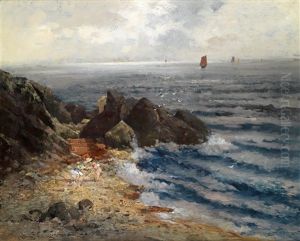 Partie Bei Lovran by Adolf Kaufmann