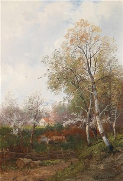 Fruhling Bei Fontainbleau - view 1