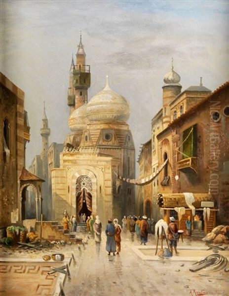 Eingang Einer Moschee In Kairo - view 1