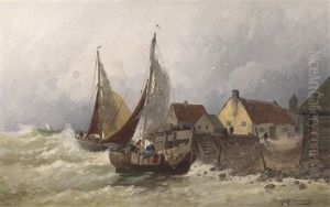 An Der Hollandischen Kuste Bei Monkhuizen An Der Hollandischen Kuste Bei Monkhuizen
