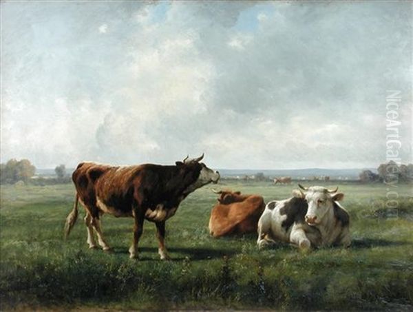 Cattle In An Extensive Landscape - view 1