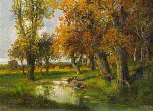Herbstliche Waldlandschaft Herbstliche Waldlandschaft