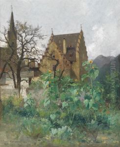 Sonnenblumen Im Vorgarten