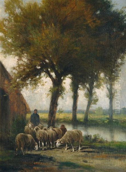 Shepherd And His Flock - view 1