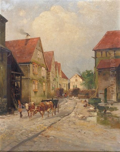 Dorfstrase In Salmunster (saalmunster) - view 1