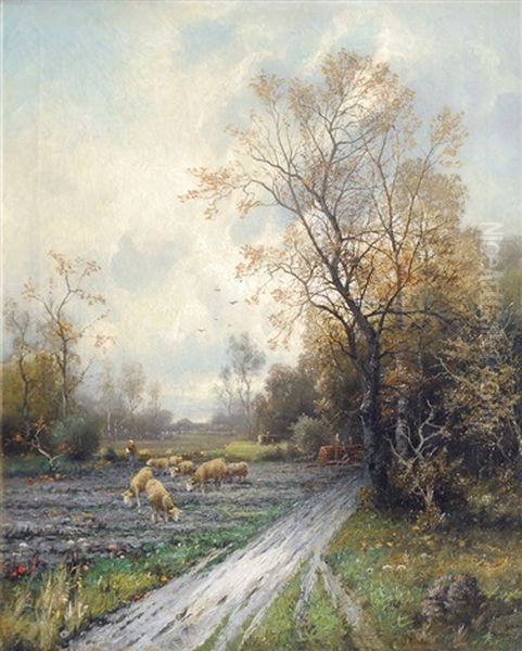 Shepherd And His Flock - view 1