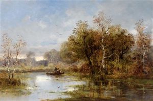 Partie Bei St. Denis (+ Partie Bei St. Etienne, 2 Works) by Adolf Kaufmann