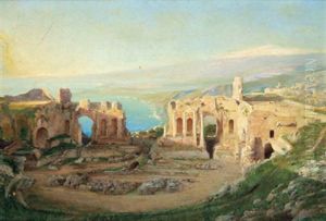 Romische Ruinen In Taormina