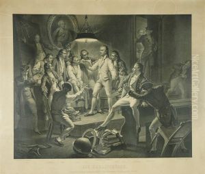 Die Karlsschuler by Johann Balthazar Bauer