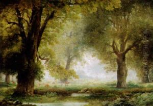 Weidelandschaft by Adolf Kaufmann