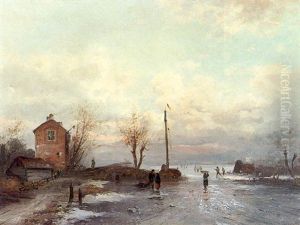 Winter In Holland by Adolf Kaufmann