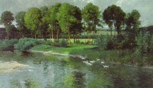 Grose Landschaft Mit Staffage Grose Landschaft Mit Staffage