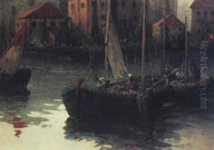 Fischerkahne Im Hafen Fischerkahne Im Hafen