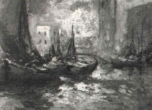Motiv Aus Venedig by Adolf Kaufmann
