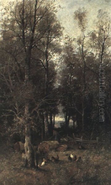 Bauerinbeim Holzsammeln - view 1