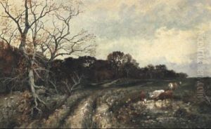 Landschaft Mit Kuhen Landschaft Mit Kuhen