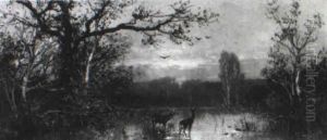Rehe Am Weiher Rehe Am Weiher