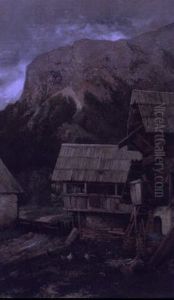 Sommertag Am Bauernhof by Adolf Kaufmann