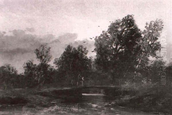 Bauerin Auf Einer Steinbrucke - view 1
