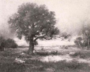 Weidelandschaft by Adolf Kaufmann