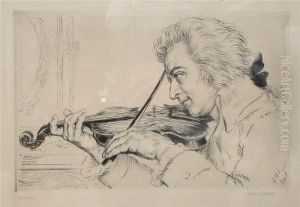 Mozart by Karl Bauer