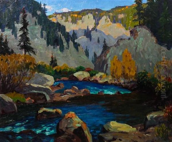 Late Afternoon, Platte Canyon - view 1