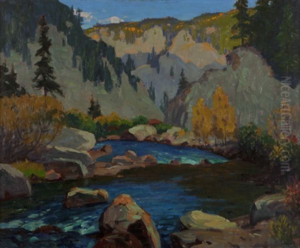 Late Afternoon, Platte Canyon, Colorado - view 1