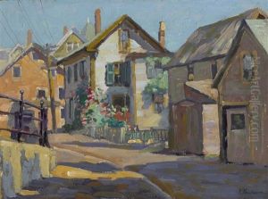 Old Houses, Gloucester, Massachusetts by Ferdinand Kaufmann