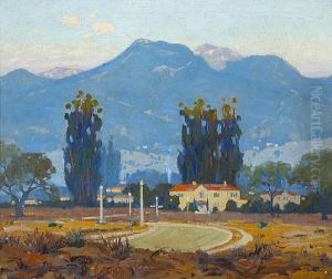 Early Morning, San Gabriel Mountains, Pasadena by Ferdinand Kaufmann