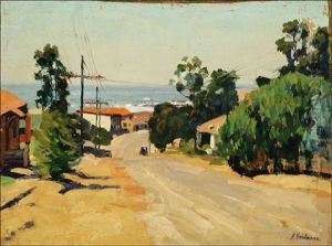 A Street In Laguna Beach, Calif.