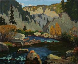 Late Afternoon, The Platte Canyon Below Esterbrook, Colorado