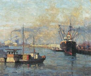 Morning At Lumber Wharf, Los Angeles Harbor