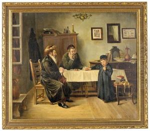 Der Besuch Des Rabbi by Isidor Kaufmann