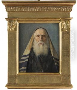 Portrait Of A Hasidic Jew by Isidor Kaufmann