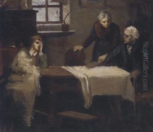 Difficult Times by Isidor Kaufmann