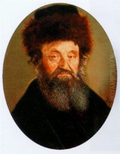 Portrait Of A Bearded Elder by Isidor Kaufmann