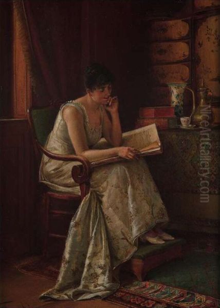 Lady In An Interior (the Artist's Wife) - view 1