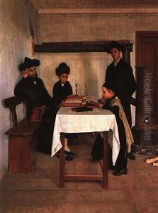 Am Sabbat by Isidor Kaufmann