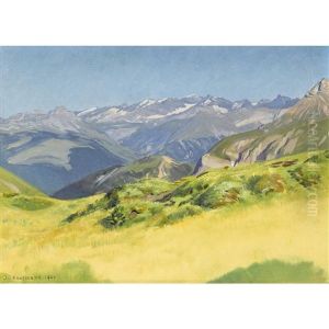 Aussicht Vom Schwalmis by Joseph Klemens Kaufmann