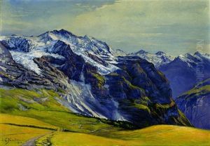 Berglandschaft by Joseph Klemens Kaufmann