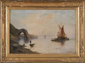 An Der Kuste Von Capri by Karl Kaufmann