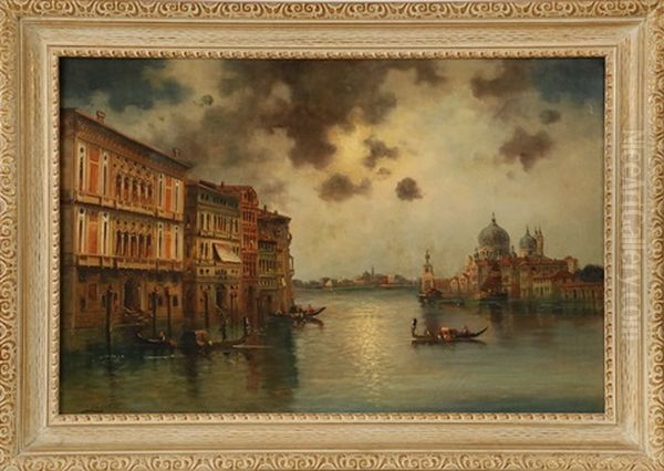 Approaching The Grand Canal, Venice - view 1