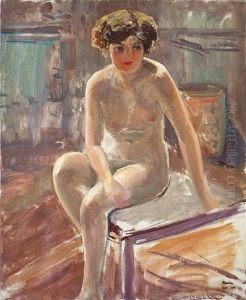 Femme Nue Assise