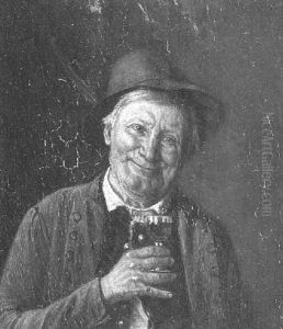 Der Alte Weintrinker by Max Kaufmann