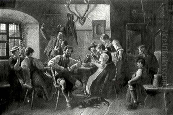 The Zither Player In The Tyrolian Alps - view 1