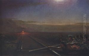 Westward The Star Of Empire by Theodore Kaufmann