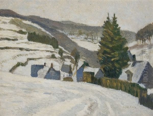 Winter In The Low Mountain Range - view 1