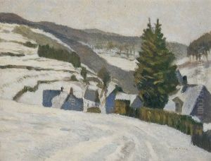 Winter In The Low Mountain Range by August Kaul